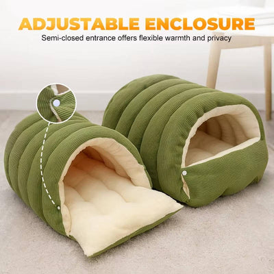 CozyPaw | Removable Fleece Cat Bed with Non-Slip Base for Indoor Cats and Small Dogs 3