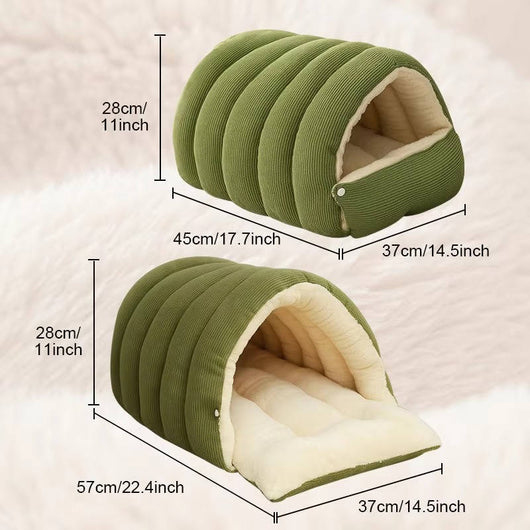 CozyPaw | Removable Fleece Cat Bed with Non-Slip Base for Indoor Cats and Small Dogs 5