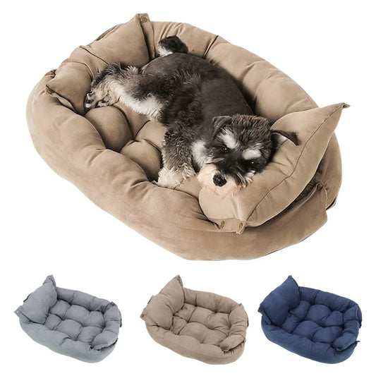 CozyPaw | Warm Dog Sofa Bed with Soft Cushion for Small and Large Dogs - Machine Washable Cover 0