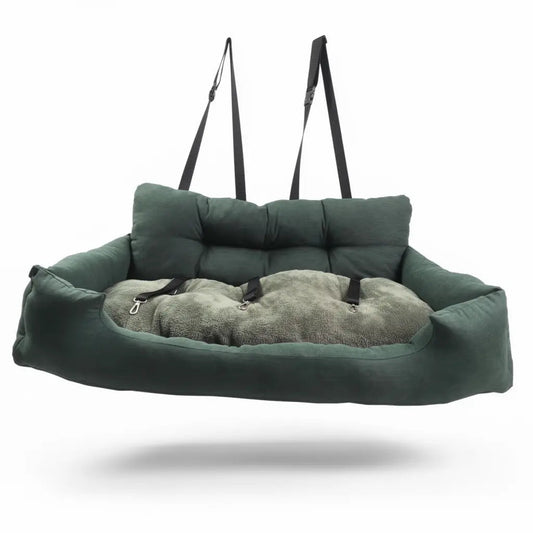Cozy Car Bed for Dogs with Soft Plush Fabric | Travel Comfort for Pets Levereau