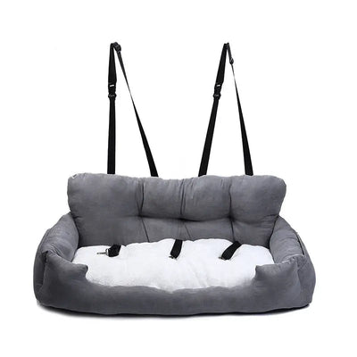 Cozy Car Bed for Dogs with Soft Plush Fabric | Travel Comfort for Pets 4
