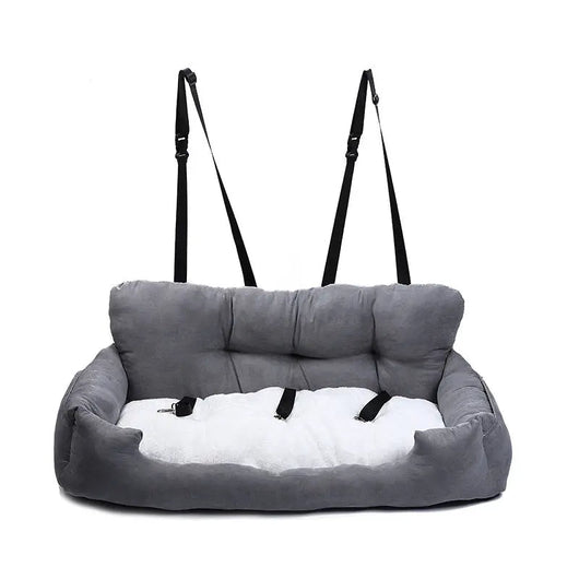 Cozy Car Bed for Dogs with Soft Plush Fabric | Travel Comfort for Pets 4