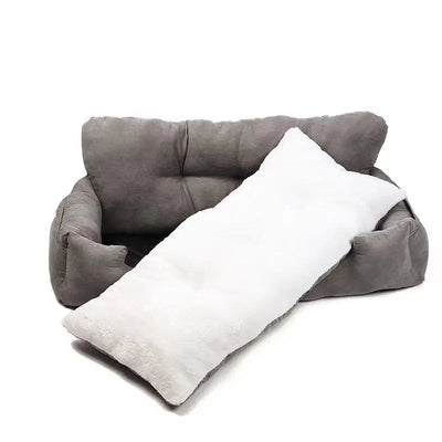 Cozy Car Bed for Dogs with Soft Plush Fabric | Travel Comfort for Pets 6