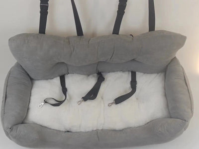 Cozy Car Bed for Dogs with Soft Plush Fabric | Travel Comfort for Pets 8