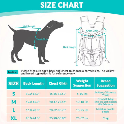 Dog Backpack Carrier with Adjustable Straps and Breathable Mesh for Small to Medium Dogs-Pet Carriers & Travel Products-Levereau-Black-S-Levereau