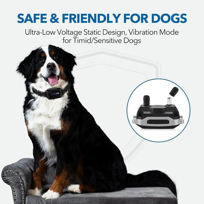 Dog Bark Collar with Adjustable Sensitivity Levels | for Small to Large Breeds-Bark Control Collars-Levereau-Default-Levereau