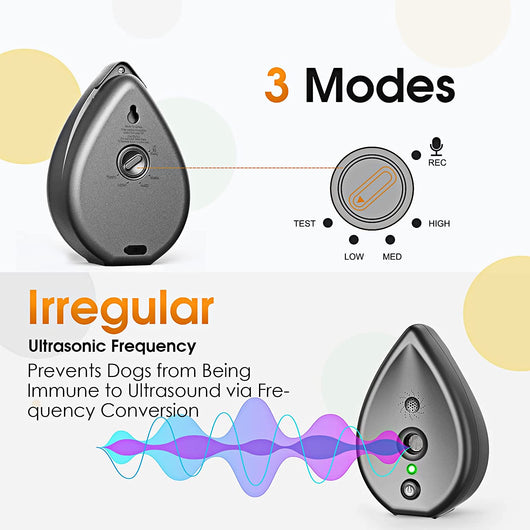 Dog Bark Stopper Device with Adjustable Sensitivity for Indoor Dogs-Bark Control Devices-Levereau-Default-Levereau