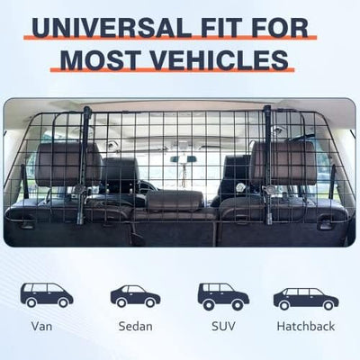 Dog Barrier with Easy Installation and Durable Design for SUVs and Cars-Dog Barriers-Levereau-Default-Levereau