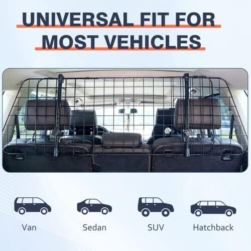 Dog Barrier with Easy Installation and Durable Design for SUVs and Cars-Dog Barriers-Levereau-Default-Levereau
