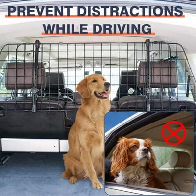Dog Barrier with Easy Installation and Durable Design for SUVs and Cars-Dog Barriers-Levereau-Default-Levereau