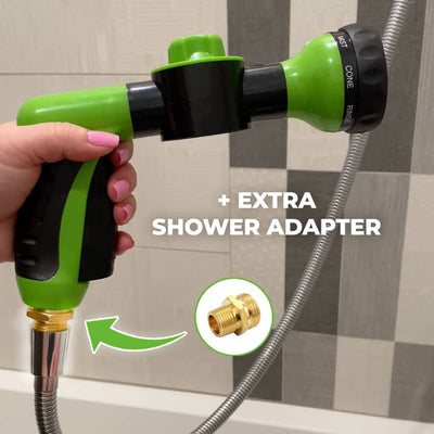 Dog Bath Sprayer with Universal Hose Attachment for All Dog Sizes-Bathing Supplies-Levereau-Green (Most sold)-Levereau
