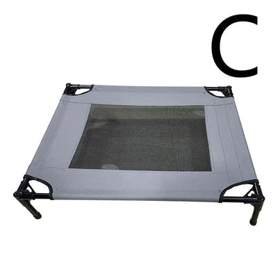 Dog Bed with Elevated Design and Sun Canopy | Breathable Outdoor Lounger for Medium to Large Dogs 6