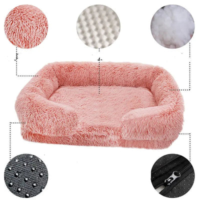 Dog Bed with Plush Comfort | Large Size for All Dog Breeds 5
