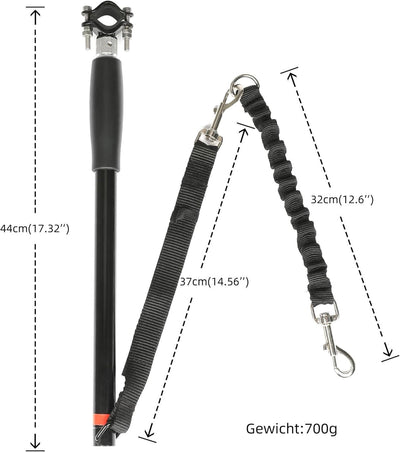 Dog Bicycle Leash with Adjustable Distance Control and Elastic Design for Safe Riding 6