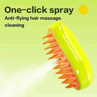 Dog Brush with Massage Function and Steam Technology for All Breeds 3