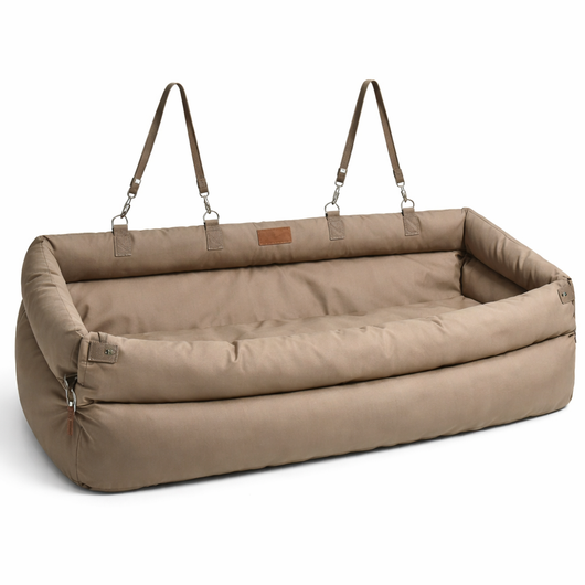 Dog Car Seat Booster Bed with Waterproof Material and Elevated Design for Large Dogs 2
