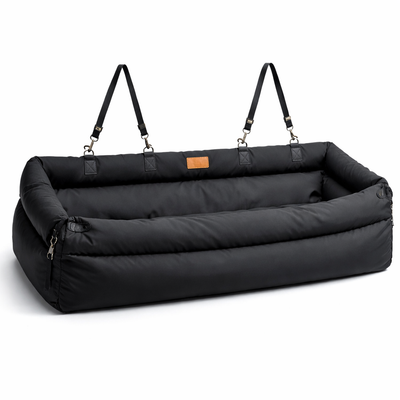 Dog Car Seat Booster Bed with Waterproof Material and Elevated Design for Large Dogs 4