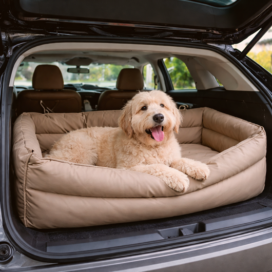 Dog Car Seat Booster Bed with Waterproof Material and Elevated Design for Large Dogs 5