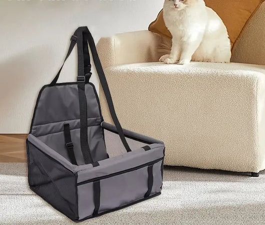 Dog Car Seat with Waterproof Material | For Safe Travel and Comfort for Dogs-Pet Car Seats-Levereau-Pink-Levereau