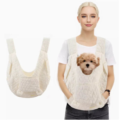 Dog Carrier Bag with Adjustable Straps and Safety Belt for Small Dogs 0