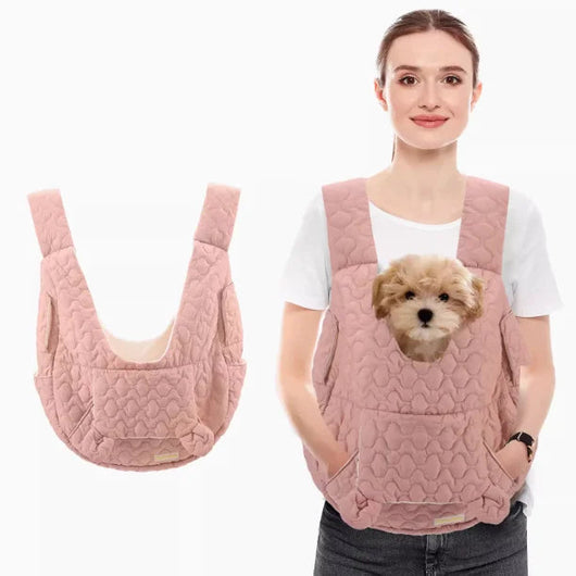 Dog Carrier Bag with Adjustable Straps and Safety Belt for Small Dogs 1