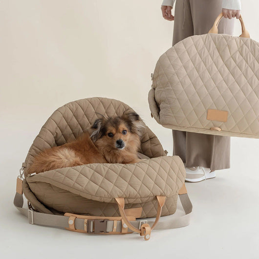 Dog Carrier Bag with Safety Straps and Cushioned Interior for Small and Large Dogs 8