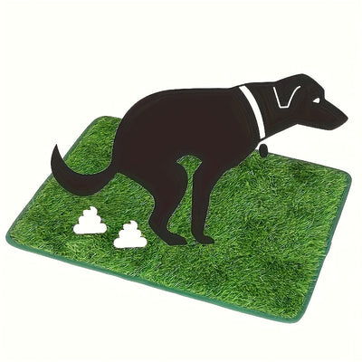 Dog Grass Pee Pad with Non-Slip Backing, Washable and Reusable for Indoor and Outdoor Use 0