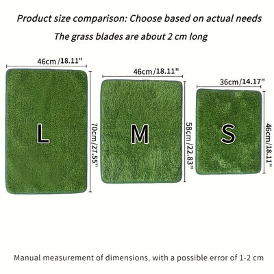 Dog Grass Pee Pad with Non-Slip Backing, Washable and Reusable for Indoor and Outdoor Use 4