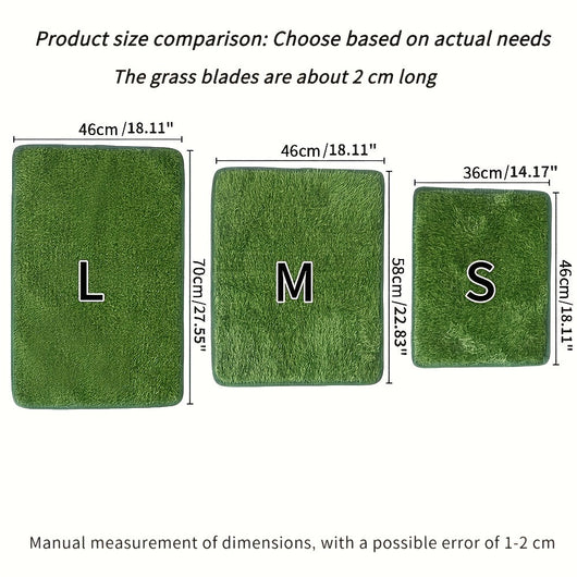 Dog Grass Pee Pad with Non-Slip Backing, Washable and Reusable for Indoor and Outdoor Use 4