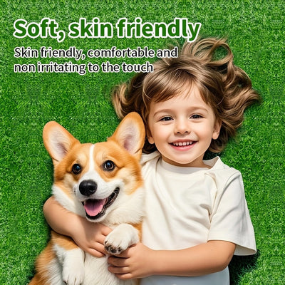 Dog Grass Pee Pad with Non-Slip Backing, Washable and Reusable for Indoor and Outdoor Use 7