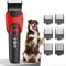 Dog Grooming Clippers with Ultra Quiet Operation and Six Adjustable Combs for All Breeds