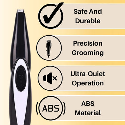 Dog Grooming Kit with Whisper-Quiet Motor and Safety Blade for All Breeds-Dog Grooming Kits-Levereau-Default-Levereau