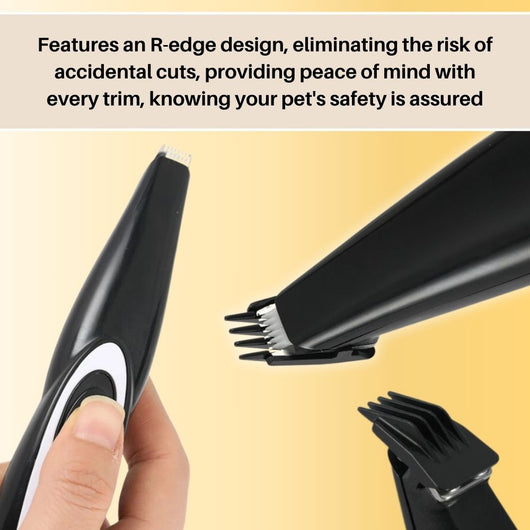Dog Grooming Kit with Whisper-Quiet Motor and Safety Blade for All Breeds-Dog Grooming Kits-Levereau-Default-Levereau