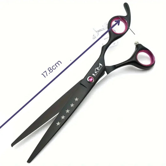 Dog Grooming Scissors Set with Stainless Steel Blades | For All Dog Breeds, Trimming & Thinning 4