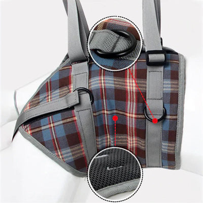 Dog Harness for Mobility Support with Adjustable Fit and Breathable Fabric for Small to XL Dogs-Dog Mobility Aids-Levereau-S-Front wheel-Levereau
