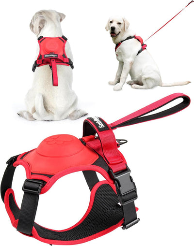 Dog Harness with Handle and Adjustable Fit for Medium to Large Dogs - No Pull Design 0