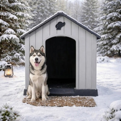 Dog House with Weather-Resistant Design for Small to Large Dogs - Easy Assembly and Removable Roof 4
