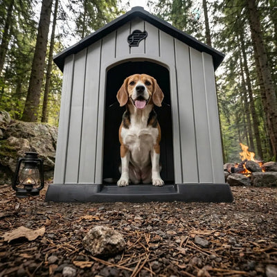Dog House with Weather-Resistant Design for Small to Large Dogs - Easy Assembly and Removable Roof 5