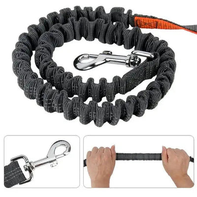Dog Leash with Adjustable Waist Belt | for Hands-Free Jogging and Walking with Dogs 4