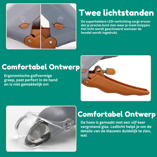 Dog Nail Clipper with Quick Sensors and Ergonomic Grip for Safe Trimming of All Dog Breeds-Dog Nail Clippers-Levereau-Default-Levereau