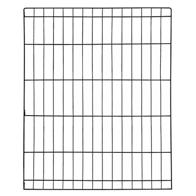 Dog Playpen with 8 Panels and Step-Through Door for Medium Dogs - Indoor/Outdoor Use-Dog Playpens-Levereau-Default-Levereau