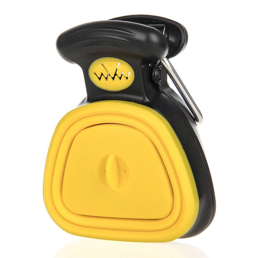 Dog Poop Scooper with Extendable Handle and Eco-Friendly Material for Easy Cleanup-Dog Waste Management-Levereau-YELLOW-M-Levereau