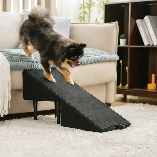 Dog Ramp for Bed and Step Stool with Non-Slip Surface for All Dog Sizes 0