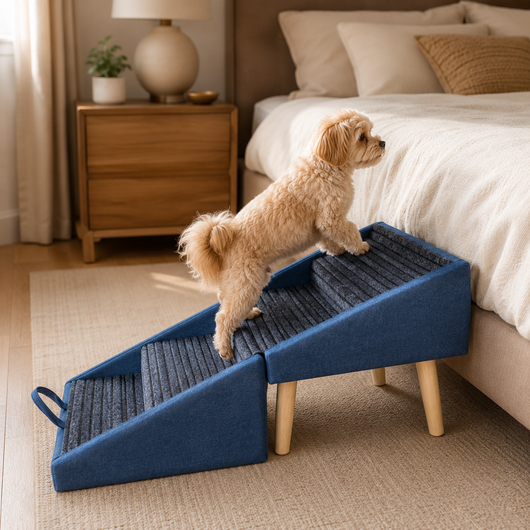 Dog Ramp for Stairs with Non-Slip Surface and Foldable Design for Senior Dogs and Small Breeds 5