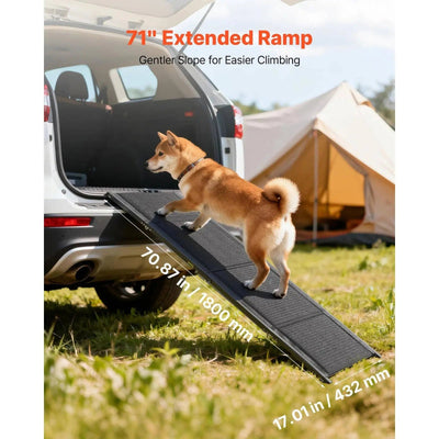 Dog Ramp with Textured Surface | for Easy Car Access and Joint Support 1