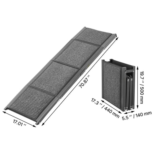 Dog Ramp with Textured Surface | for Easy Car Access and Joint Support 7