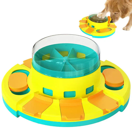 Dog Slow Feeder Bowl with Interactive Puzzle Design for All Breeds 0