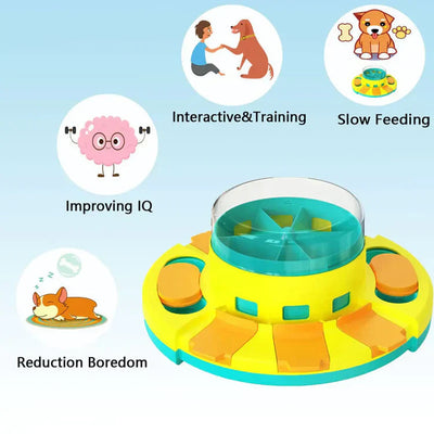 Dog Slow Feeder Bowl with Interactive Puzzle Design for All Breeds 5