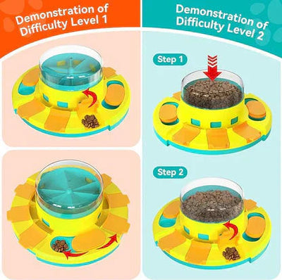 Dog Slow Feeder Bowl with Interactive Puzzle Design for All Breeds 6