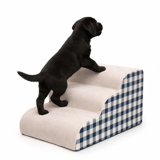 Dog Stairs for Bed with Non-Slip Surface and High-Density Foam for Small to Medium Dogs 1
